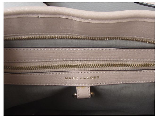Borsa Marc Jacobs in pelle beige - vista 9