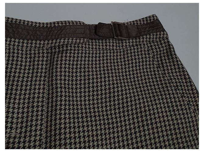 Falda midi de pata de gallo Max Mara S'Max Mara marrón Castaño - vista 2