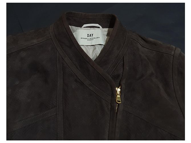 Day Birger & Mikkelsen Lederjacke Braun Größe 42 - Ansicht 4