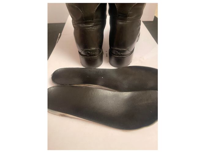 Stivaletti Dior in pelle nera Nero - vista 11