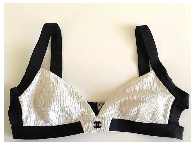 Chanel Badebekleidung Schwarz Weiß - Ansicht 4