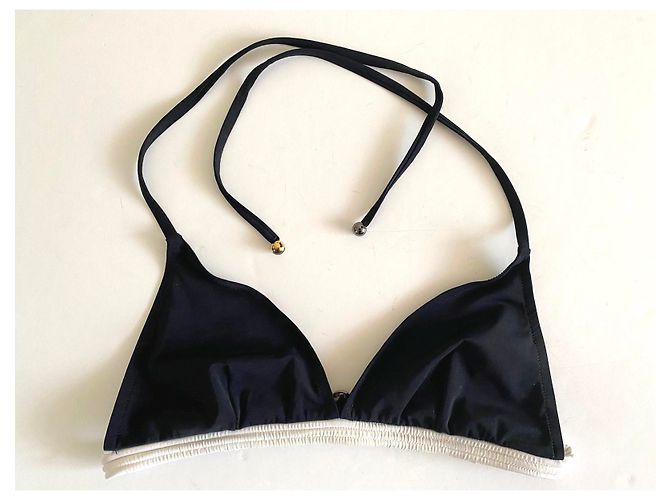 Chanel Badebekleidung Schwarz Weiß - Ansicht 5