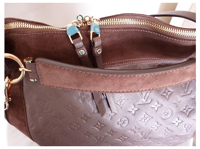 LOUIS VUITTON Audacieuse GM Empreinte borsa Marrone scuro - vista 10
