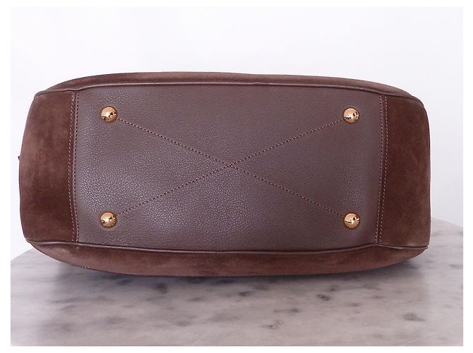 LOUIS VUITTON Audacieuse GM Empreinte borsa Marrone scuro - vista 6