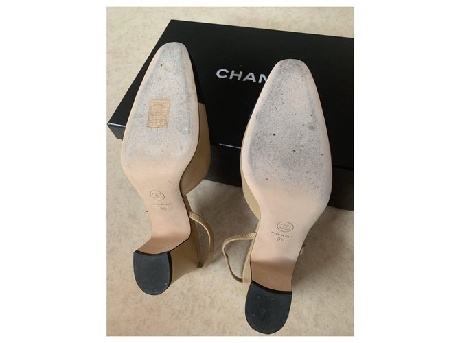 Chanel sandalo Beige - vista 3