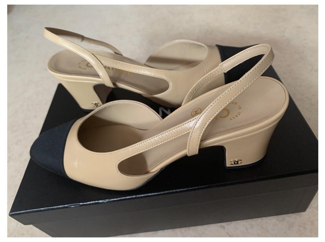 Chanel sandalo Beige - vista 4