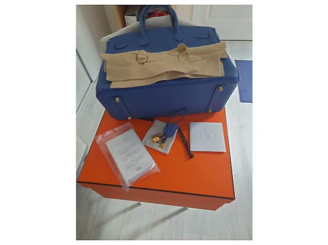 Hermès HERMES BIRKIN Tasche Blau - Ansicht 10