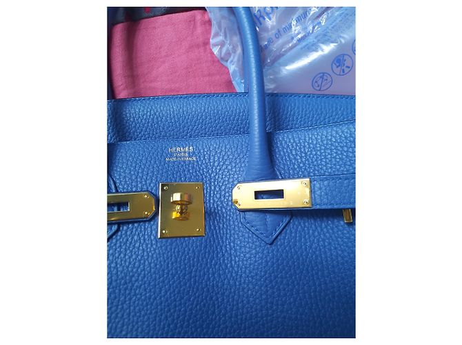 Hermès HERMES BIRKIN Tasche Blau - Ansicht 11