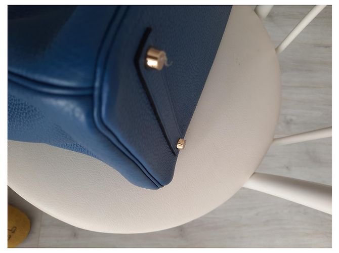 Hermès HERMES BIRKIN Tasche Blau - Ansicht 20