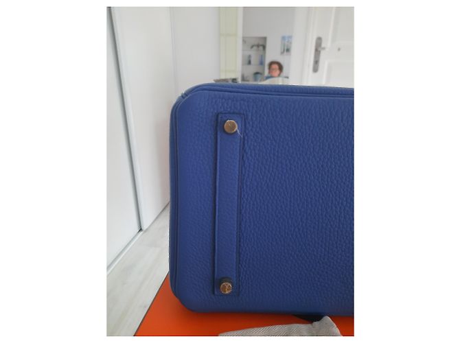 Hermès HERMES BIRKIN Tasche Blau - Ansicht 5