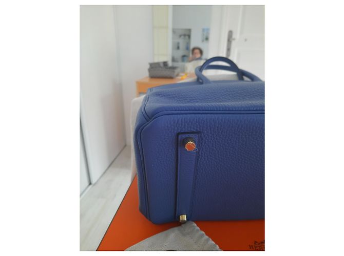 Hermès HERMES BIRKIN Tasche Blau - Ansicht 7