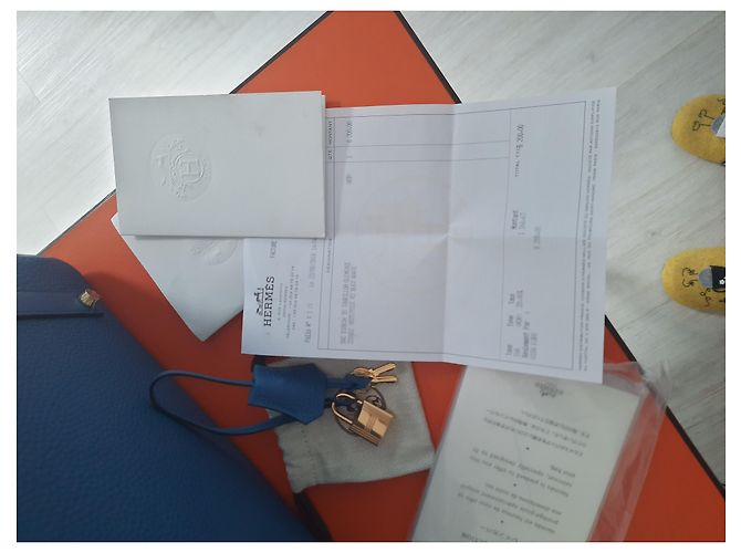 Hermès HERMES BIRKIN Tasche Blau - Ansicht 9