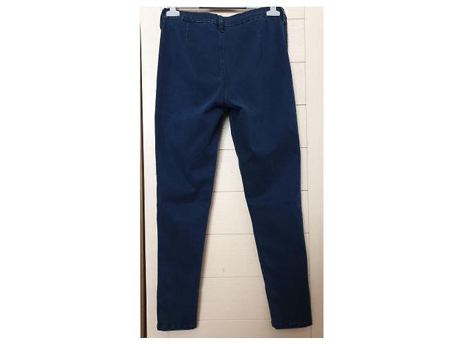 Vaqueros Skinny Comptoir Des Cotonniers Índigo Azul Oscuro Lyocell - vista 4