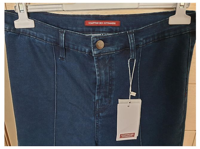 Vaqueros Skinny Comptoir Des Cotonniers Índigo Azul Oscuro Lyocell - vista 5