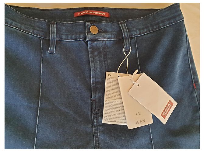 Vaqueros Skinny Comptoir Des Cotonniers Índigo Azul Oscuro Lyocell - vista 6