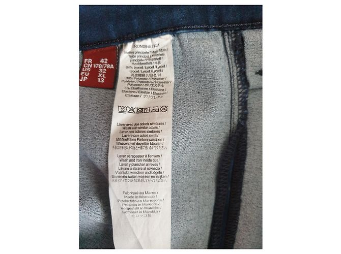 Vaqueros Skinny Comptoir Des Cotonniers Índigo Azul Oscuro Lyocell - vista 8