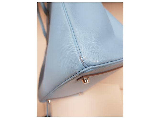 Hermès Birkin 35  Candy Celeste Blau Hellblau - Ansicht 10