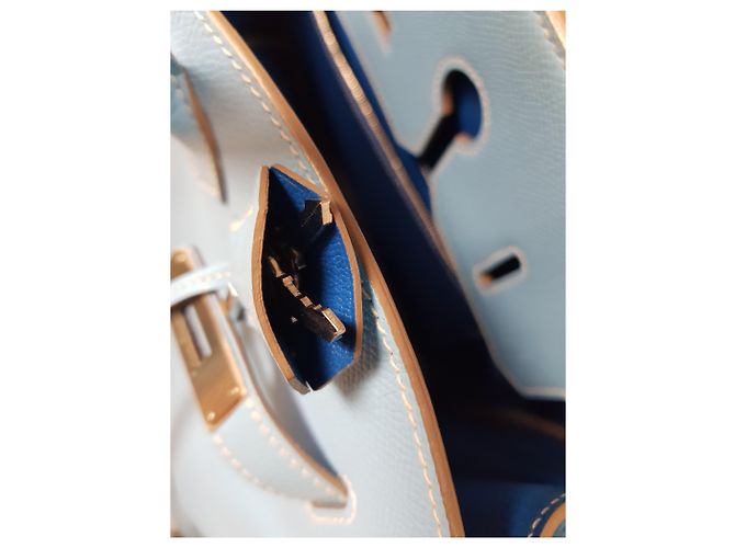 Hermès Birkin 35  Candy Celeste Blau Hellblau - Ansicht 13