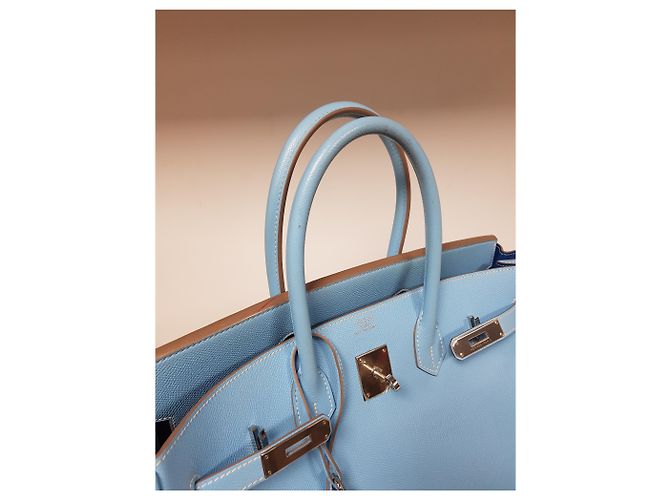 Hermès Birkin 35  Candy Celeste Blau Hellblau - Ansicht 5
