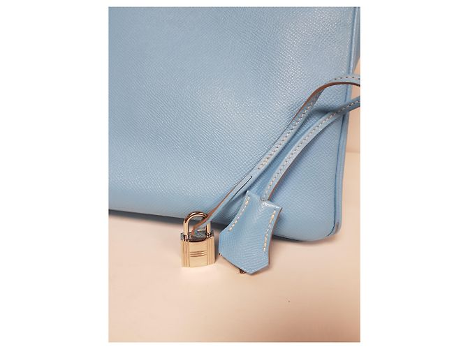 Hermès Birkin 35  Candy Celeste Blau Hellblau - Ansicht 7