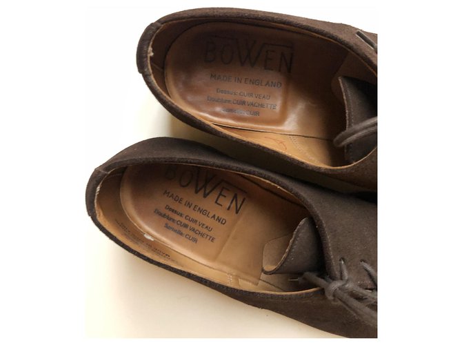 Autre Marque Derby Bowen in camoscio marrone Marrone scuro - vista 5