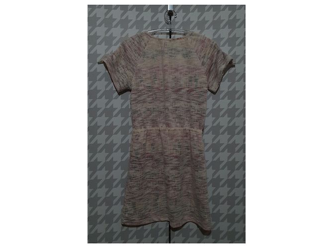 Sessun Kleid aus Baumwolle und Polyester Mehrfarbig Größe M Mehrfarben - Ansicht 3