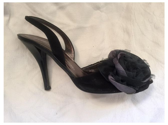 Giuseppe Zanotti Mit Pailletten bestickte Absätze Schwarz Anthrazitgrau - Ansicht 2