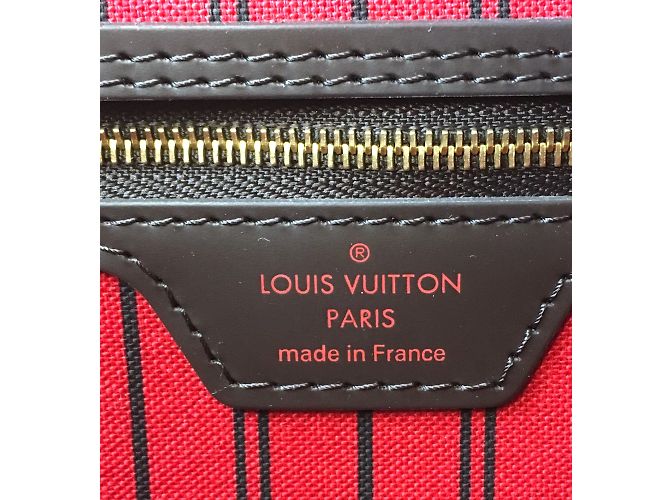 Louis Vuitton Neo Neverfull MM Damier Ebene Canvas Marrone - vista 10