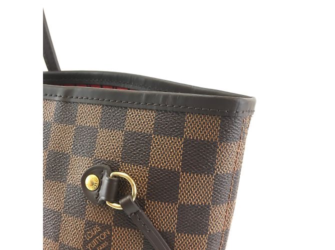 Louis Vuitton Neo Neverfull MM Damier Ebene Canvas Marrone - vista 13