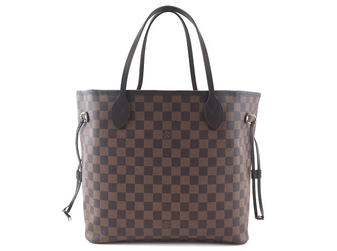 Louis Vuitton Neo Neverfull MM Damier Ebene Canvas Marrone - vista 3