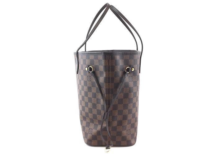 Louis Vuitton Neo Neverfull MM Damier Ebene Canvas Marrone - vista 4