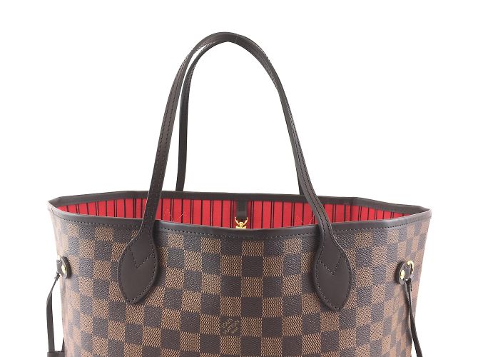 Louis Vuitton Neo Neverfull MM Damier Ebene Canvas Marrone - vista 6