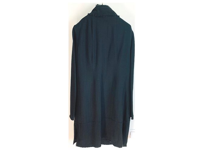 Dolce & Gabbana Schwarze Jacke aus Viskose mit Fransen - Ansicht 14