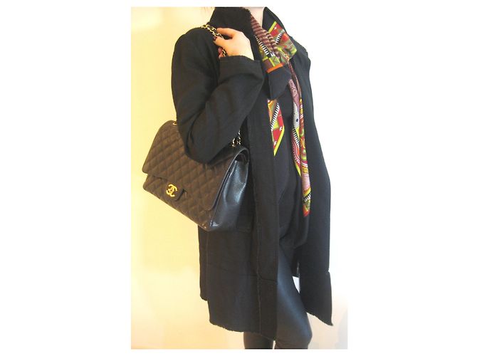 Dolce & Gabbana Schwarze Jacke aus Viskose mit Fransen - Ansicht 2