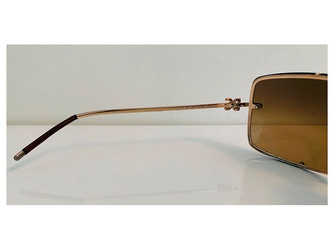 Occhiali da sole aviator D&G in metallo oro D'oro - vista 10
