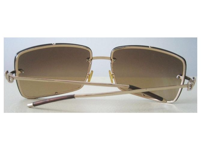 Occhiali da sole aviator D&G in metallo oro D'oro - vista 6