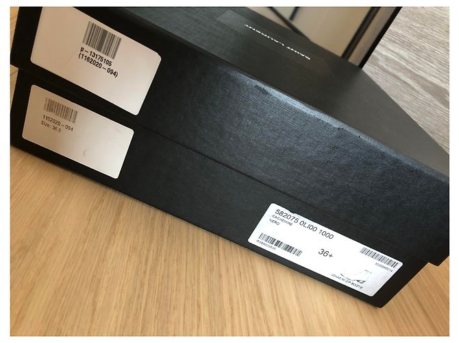 Stivaletti Saint Laurent T in camoscio nero - vista 8