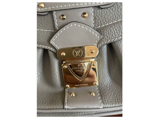 Borsa a mano Louis Vuitton Suhali in pelle Taupe - vista 3