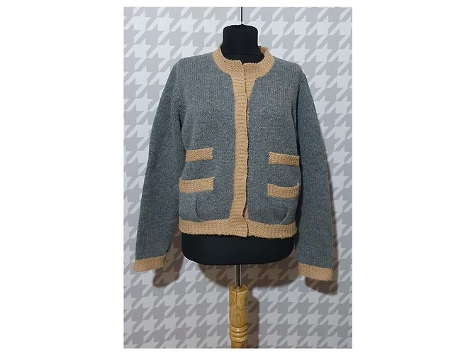 By Malene Birger Strickjacke aus Lammwolle Grau - Ansicht 2