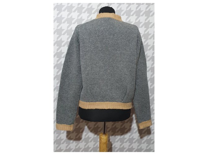 By Malene Birger Strickjacke aus Lammwolle Grau - Ansicht 3