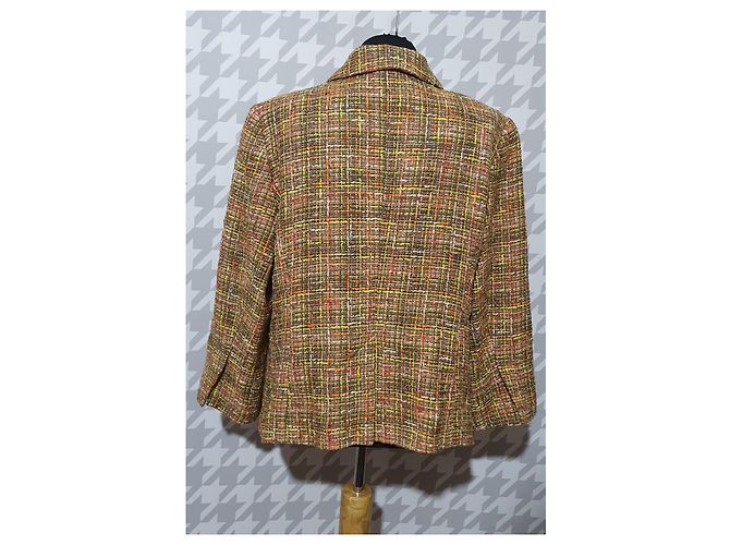 Blazer in tweed Escada multicolore XL - vista 3