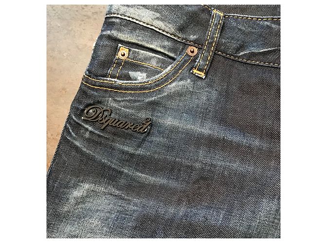 Jeans dritti Dsquared2 blu - vista 3