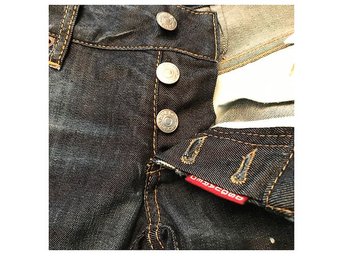 Jeans dritti Dsquared2 blu - vista 4