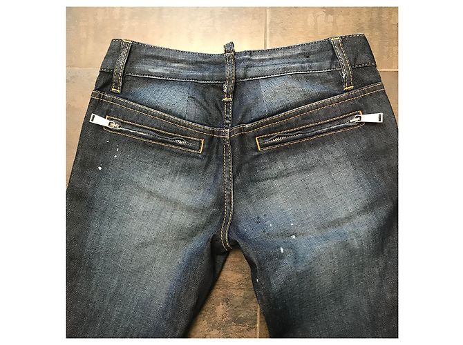 Jeans dritti Dsquared2 blu - vista 5