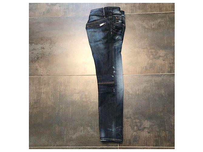 Jeans dritti Dsquared2 blu - vista 7
