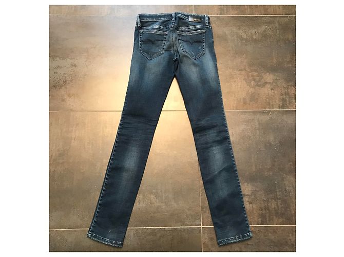 Jeans Slim Diesel Blu - vista 2