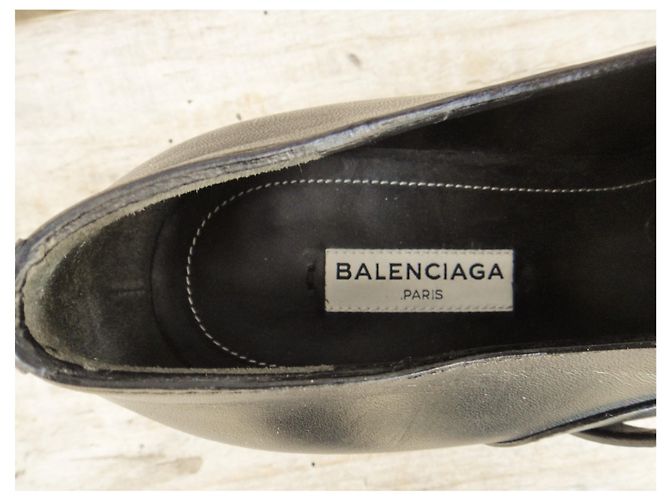 Scarpa Oxford con Balenciaga p 37 Nuova Condizione Nero - vista 6