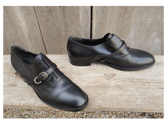 Scarpa Oxford con Balenciaga p 37 Nuova Condizione Nero - vista 7