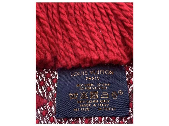 Louis Vuitton Lenços Vermelho - vista 3