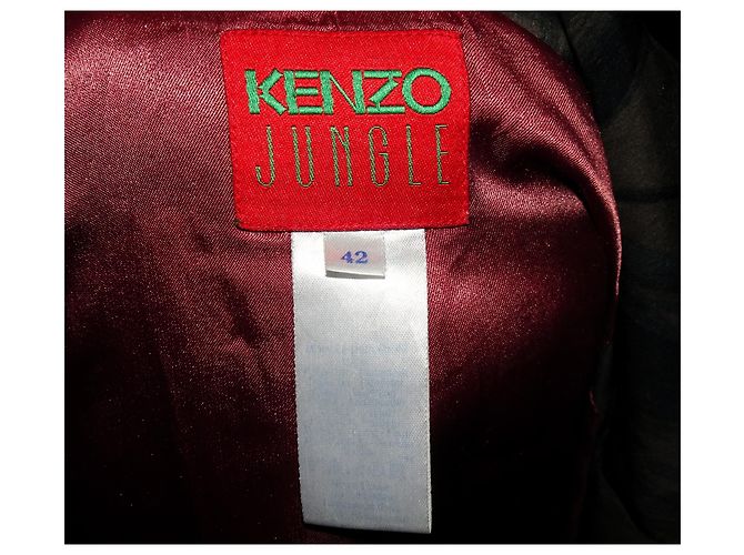 KENZO JUNGLE DOWN JACKET Dunkelgrün - Ansicht 3